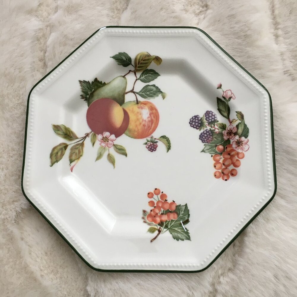 Johnson Bros Fresh Fruit Octagon Bread Butter Plate England 1990 #3